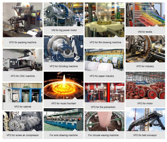 0-3000hz 3.7kw Variabele elektrische frequentiedruk 5 pk 380 Vfd Motoromvormer 2